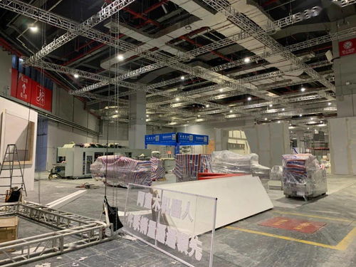 上海国际食品加工包装机械展布展火热进行中 施工现场展现科技魅力